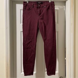 Liverpool Dark Red Skinny Jeans